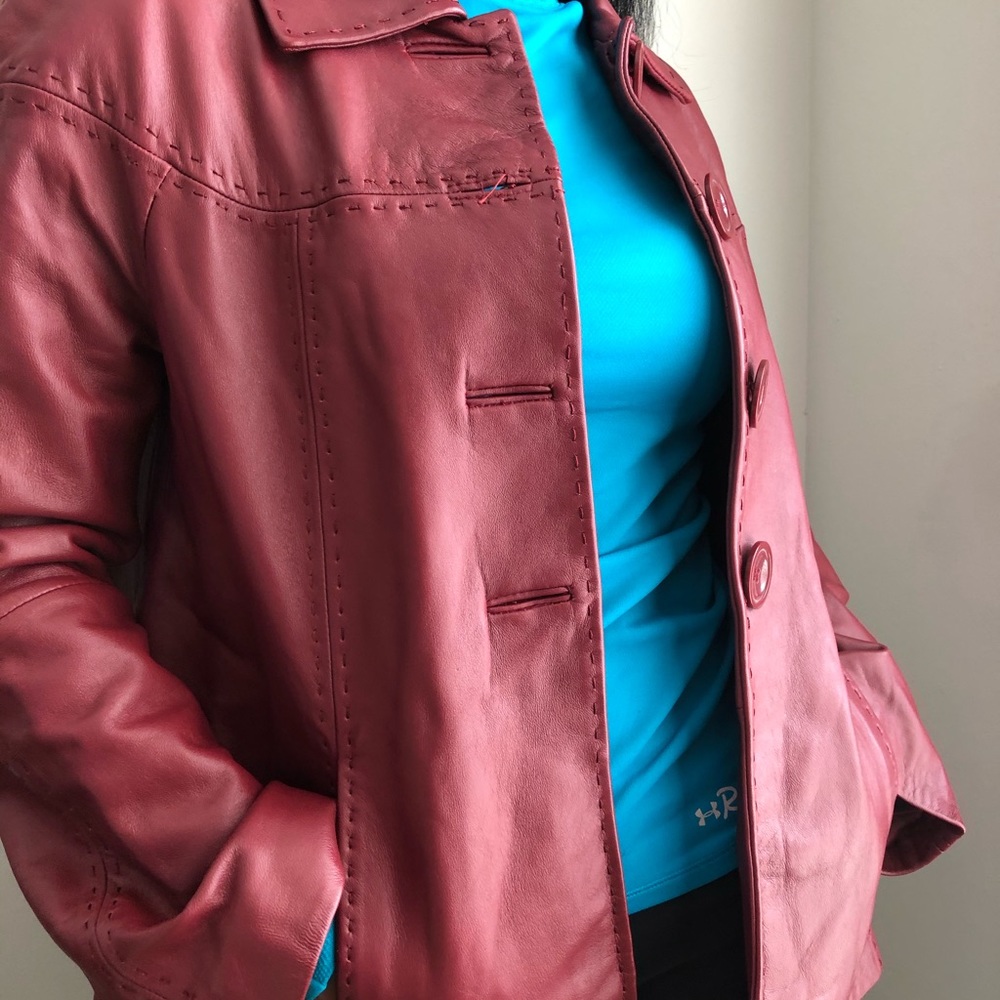 Leather Coat - Picture 7 of 8